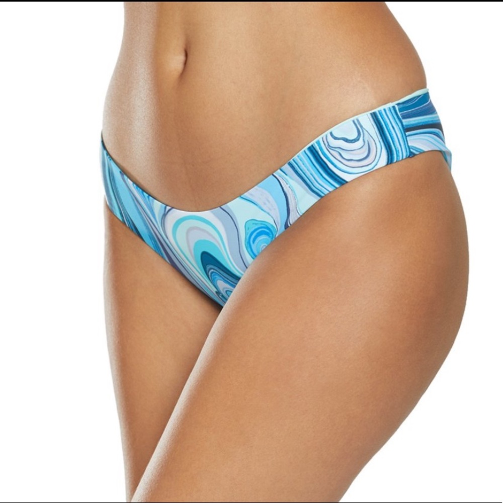 Speedo Hipster Bikini Bottom in Amalfi Blue size M - Picture 2 of 7